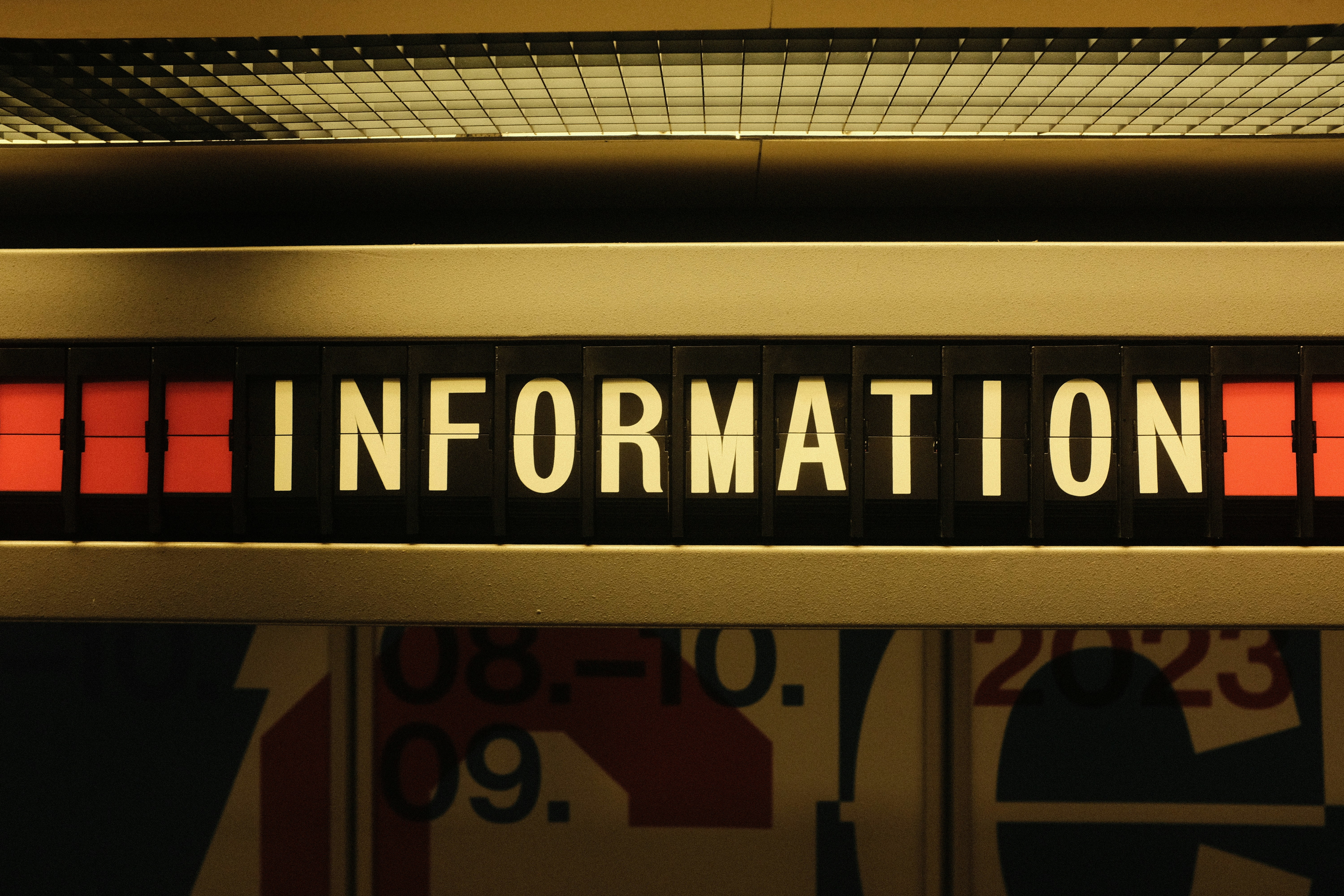 Information sign