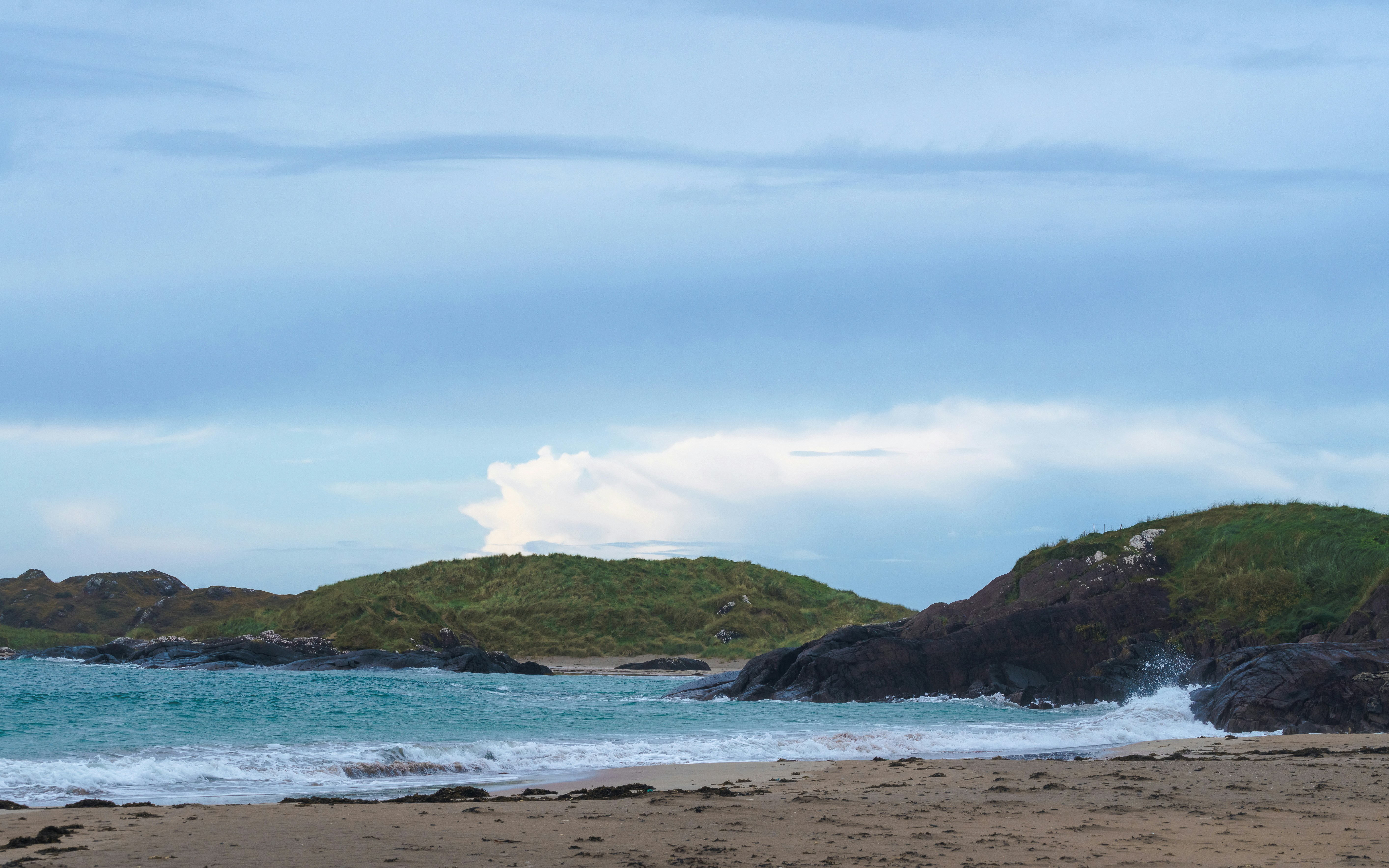 a sandy beach next to a body of water, 2023, September - KELLS BAY
