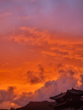 Stuart Henderson capturing a vibrant Nicaraguan sunset over colonial architecture.