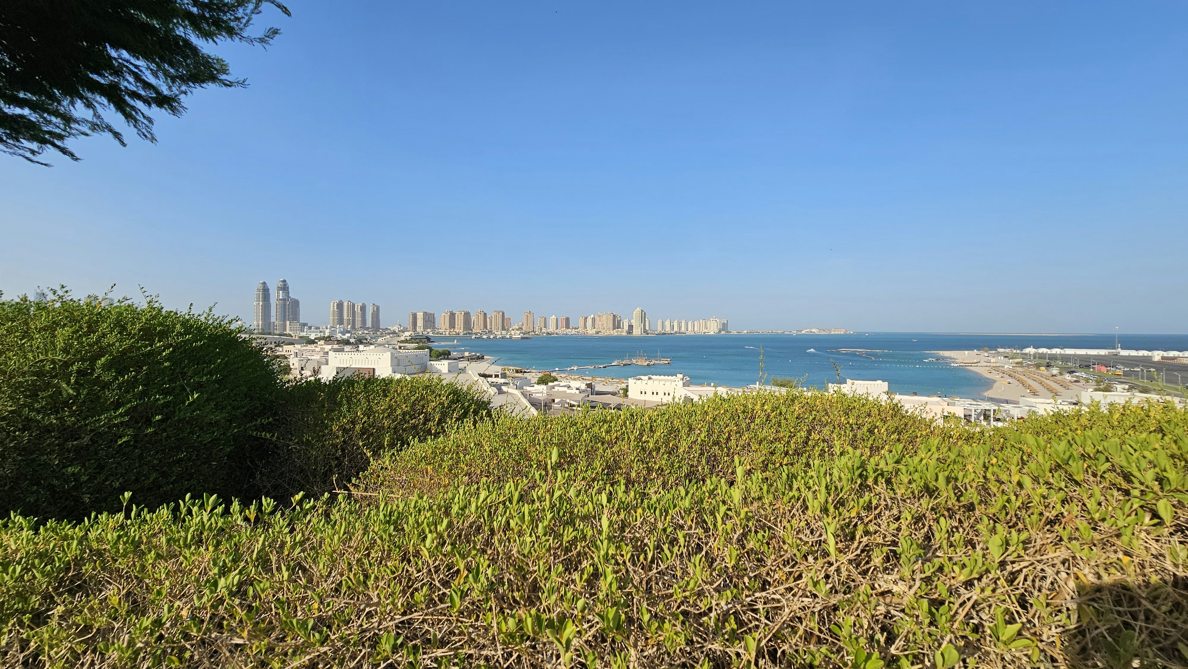 a view of a city and a body of water