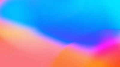 A vibrant digital illustration featuring colorful abstract shapes blending seamlessly.