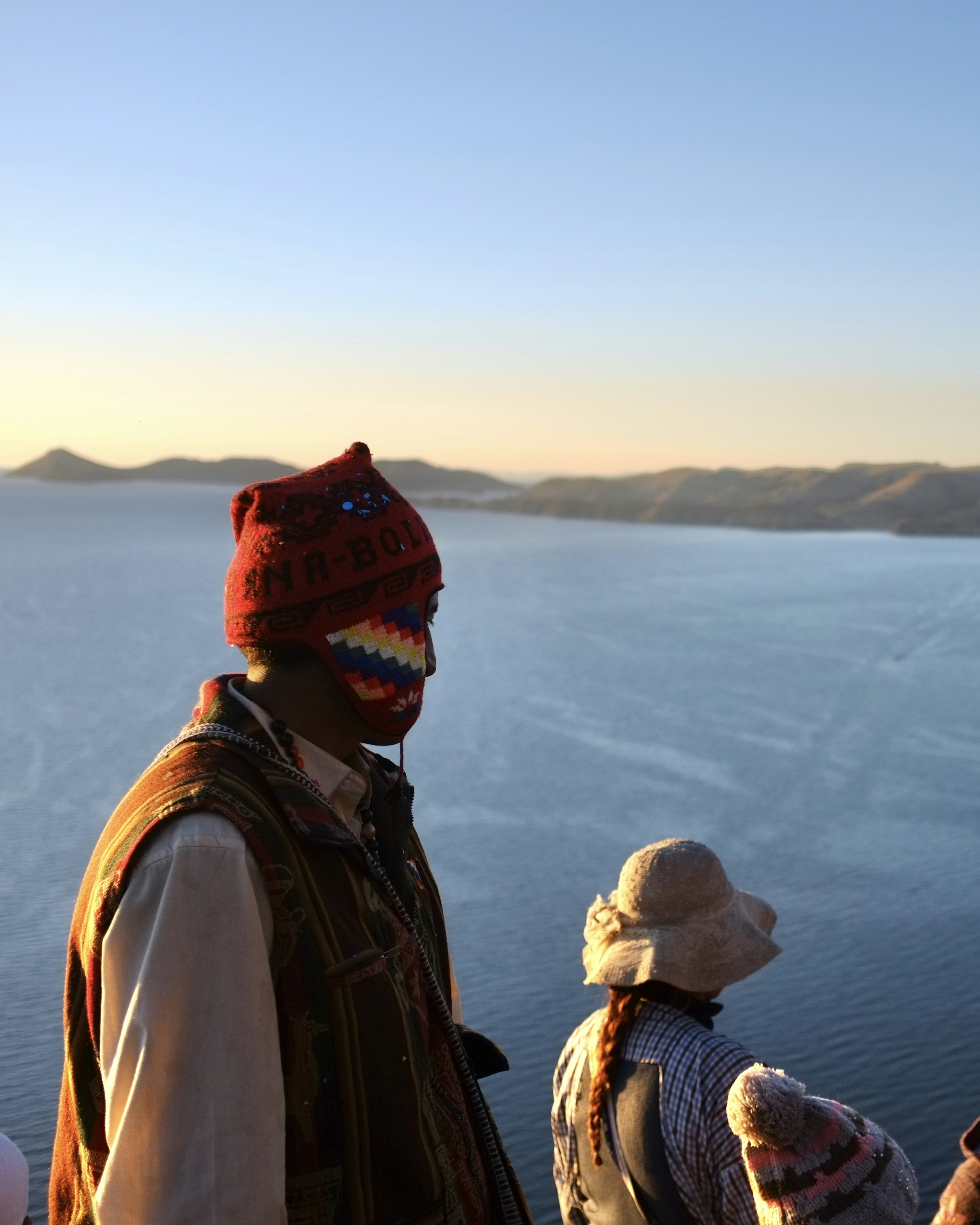 a couple of people standing next to each other