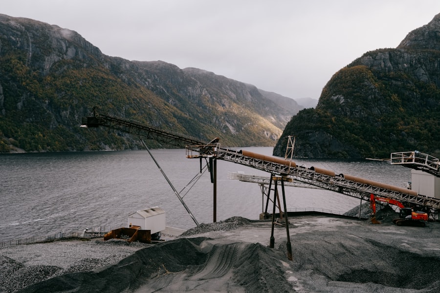 Drenering og grunnarbeid ved fjorden