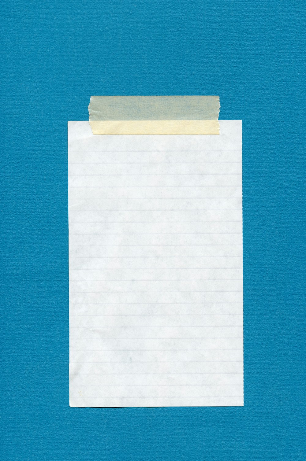 a piece of paper with a piece of paper sticking out of it