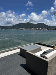 A serene outdoor space perfect for coastal living.