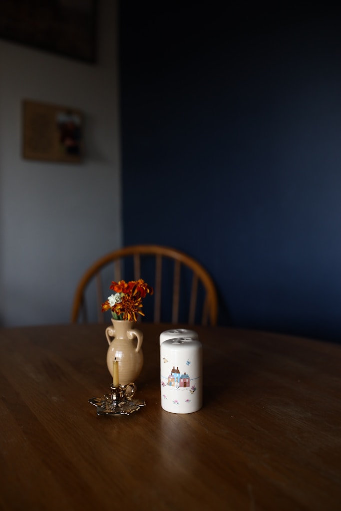 Blue Ceramic Vase