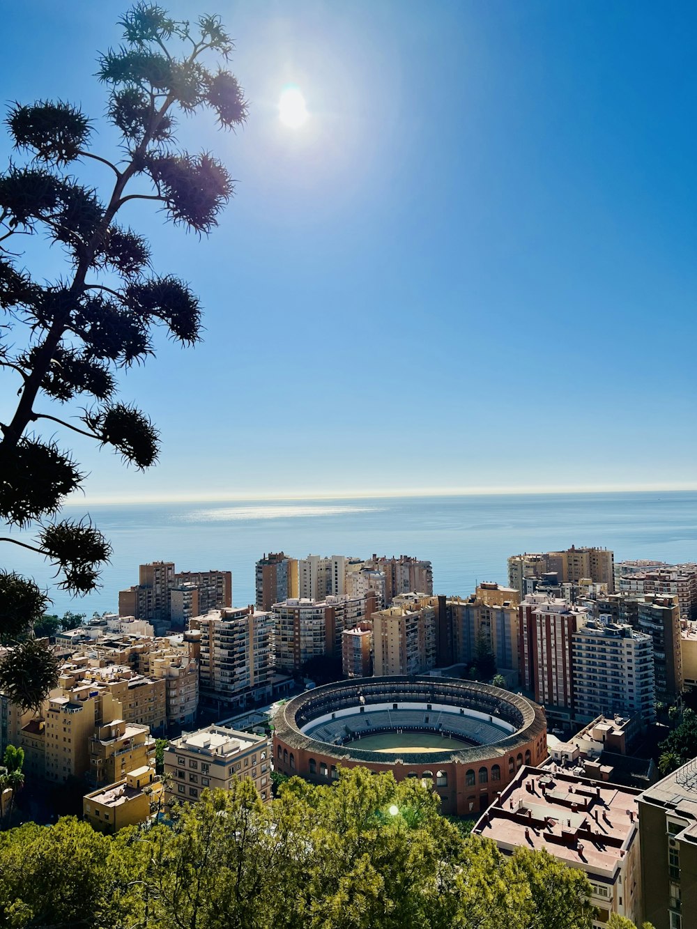 a view of a city and a body of water