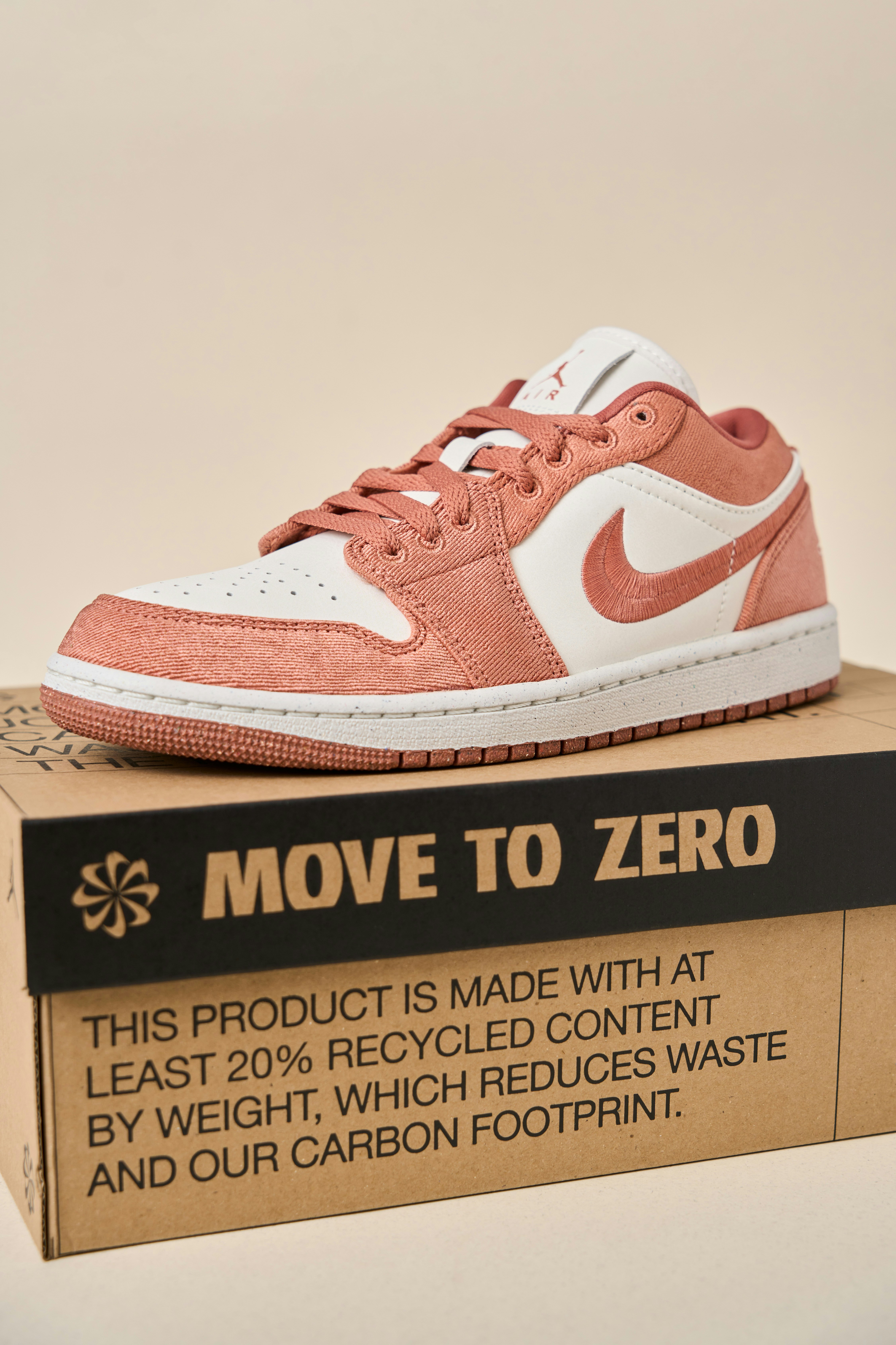 Lifestyle shot of the QIX Volt White shoe