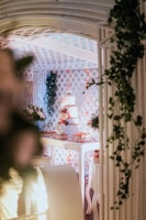 A beautifully decorated leasing office for a community gathering.