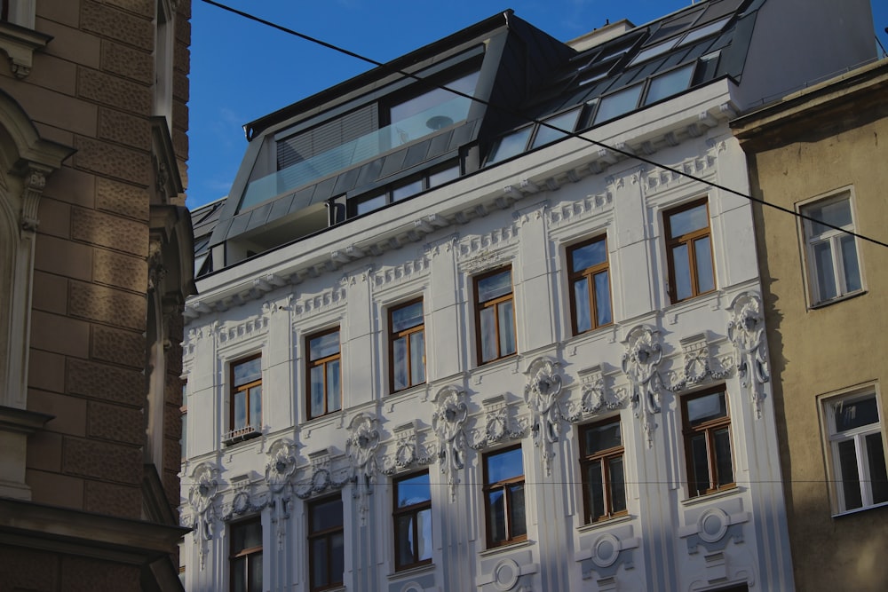 a building with a skylight on top of it