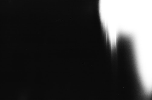 An abstract piece exploring contrast in black.