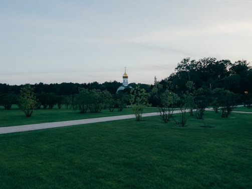 A peaceful green park perfect for a stroll close to Domus Caldara.