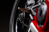 Close-up of BMX wheels showcasing their design.