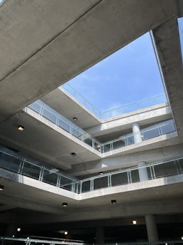 a large building with a bunch of balconies