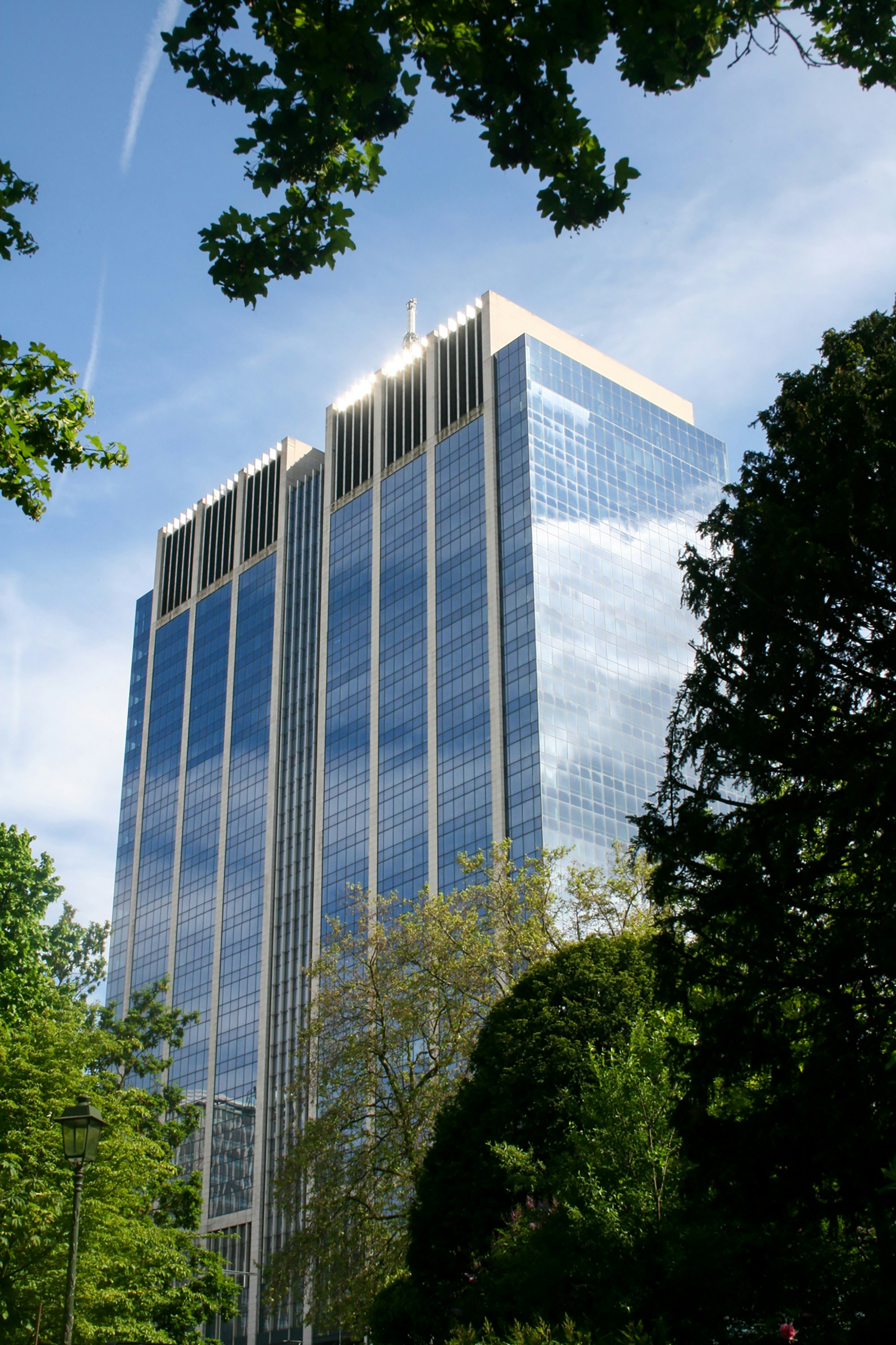 a very tall building with a lot of windows