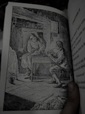 A warm, inviting illustration of a person speaking while another listens attentively.