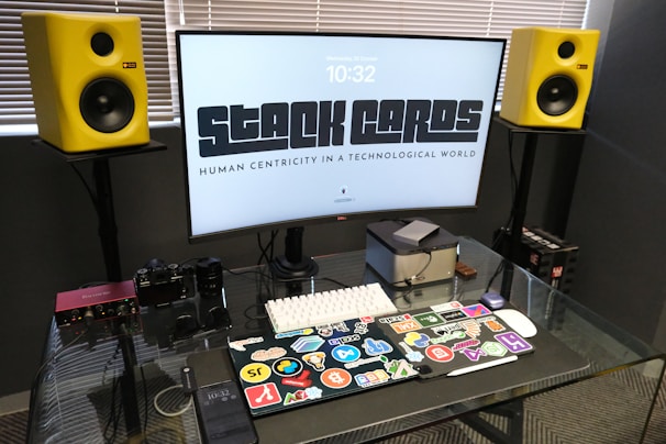 A Virtusys engineer configuring virtualization software on multiple monitors in a modern office