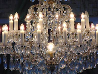 Elegant arrangement of premium crystal altars shimmering under warm ambient light.