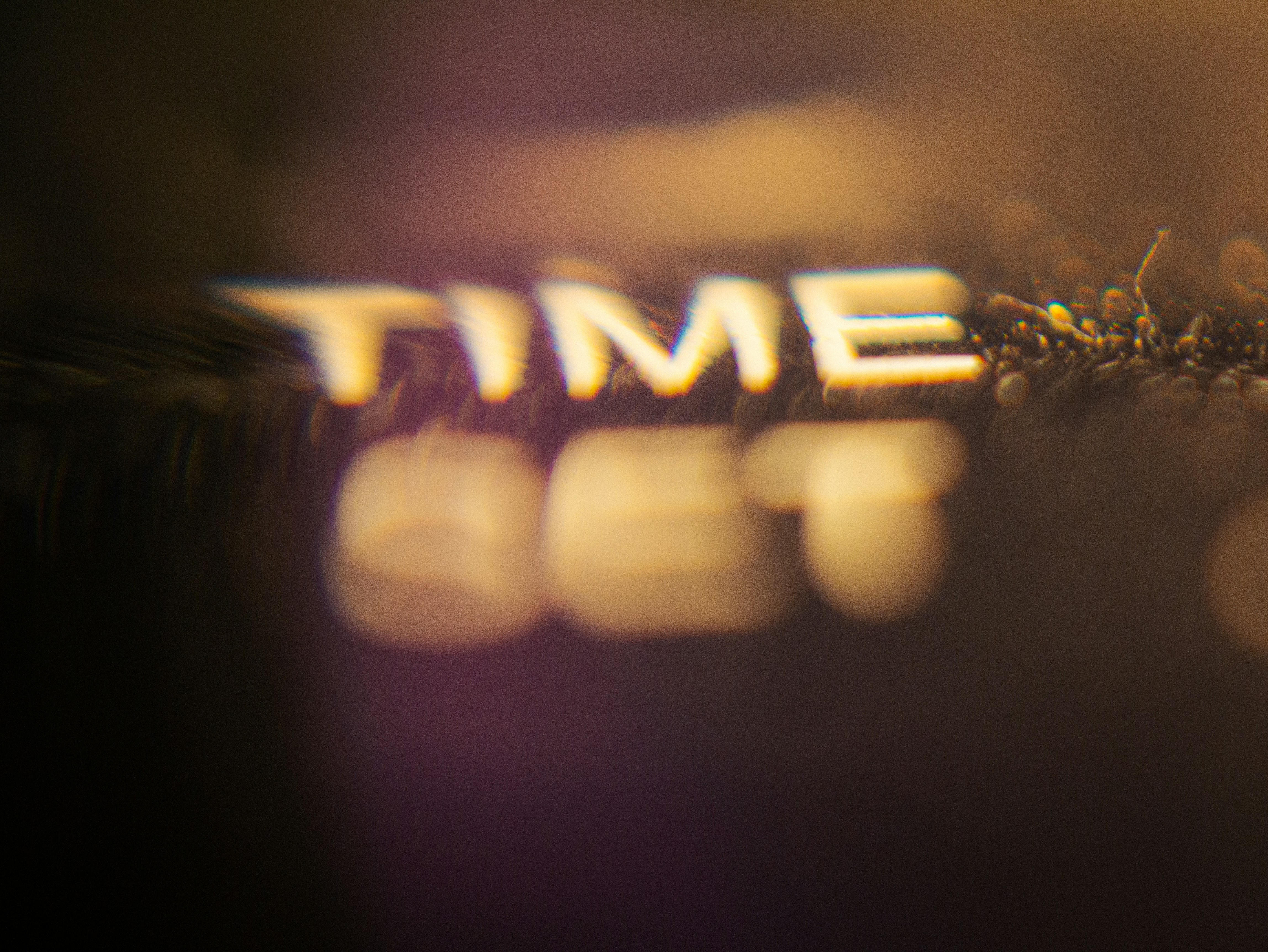 a close up of the word time on a keyboard