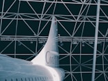 a close up of the nose of an airplane