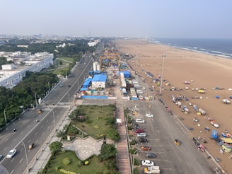 Sprawling open land ready for development, located near the Vizag coast.