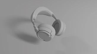 Close-up of the RXX headset showcasing its sleek design and comfortable ear cushions.