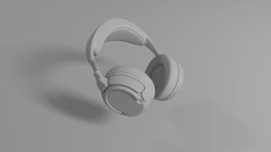 Close-up of the RXX headset showcasing its sleek design and comfortable ear cushions.
