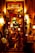 A beautifully arranged table with grilled meats and traditional Argentine decor.
