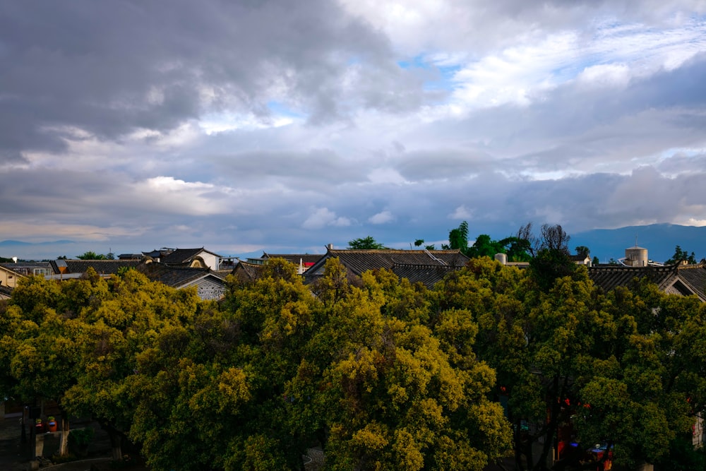 a view of a city from a high viewpoint