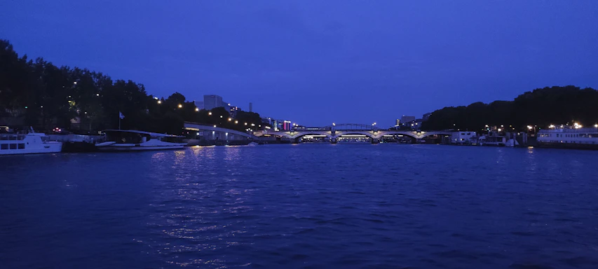 A serene bridge glowing softly at dusk, symbolizing connection and inner light.