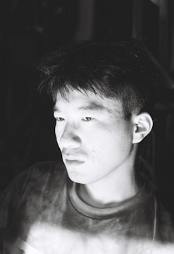 Portraits of famous scientists and philosophers deep in thought.