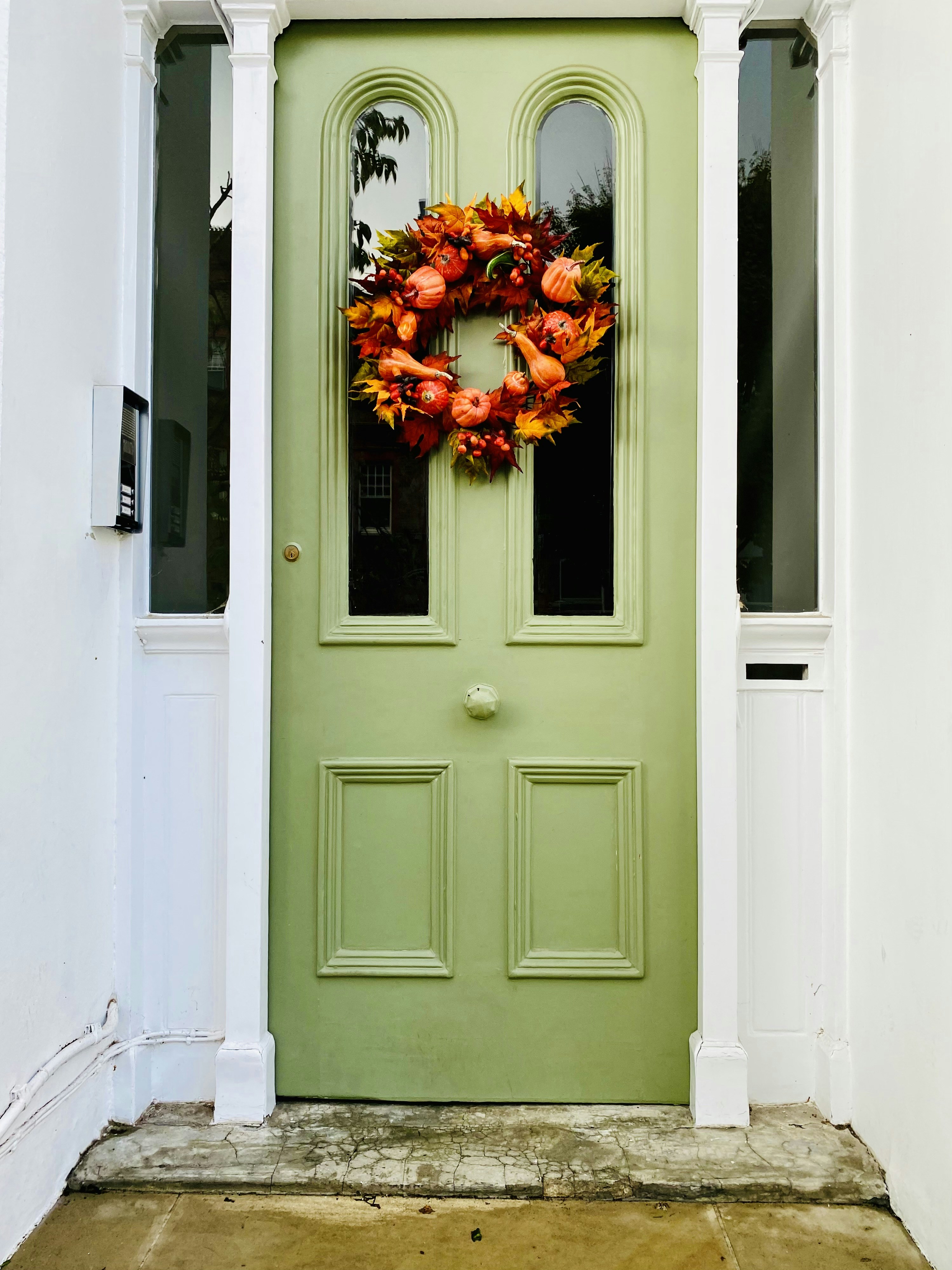 Autumn Maple Front Door Wreath