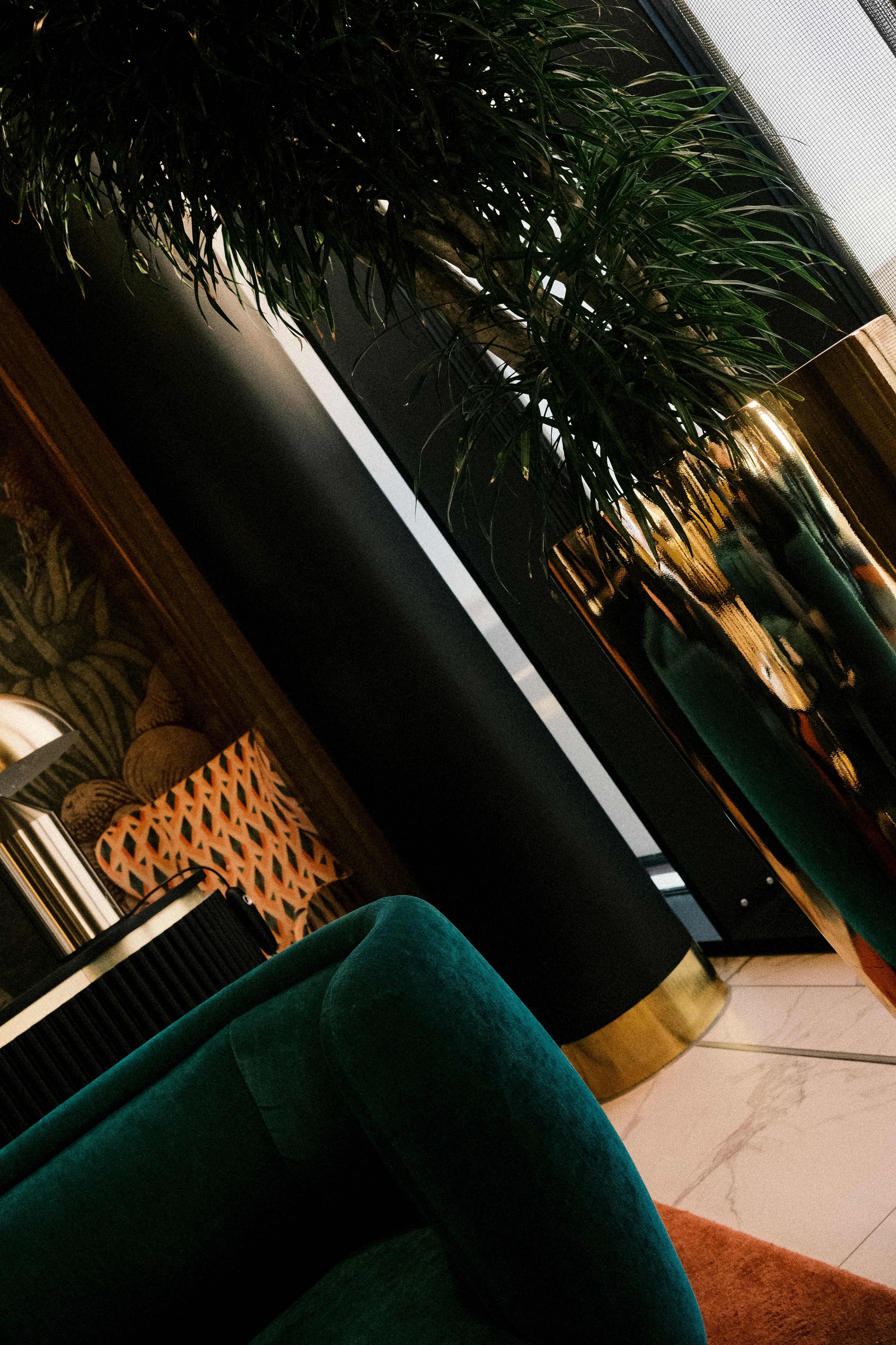 Elegant Green Velvet Sofa