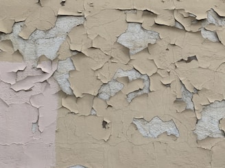a wall that has some paint on it