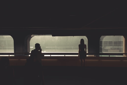 a group of people standing next to each other