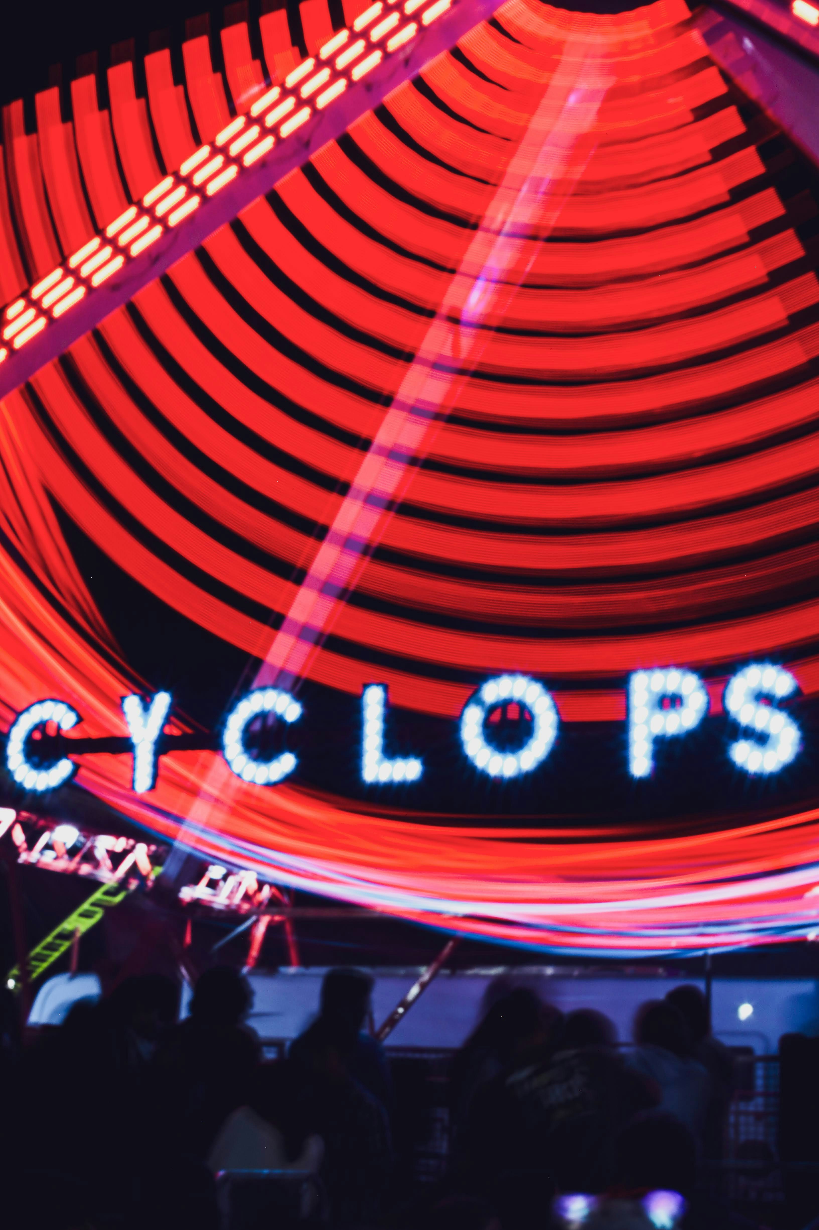 a neon sign that says bicycle cops on it