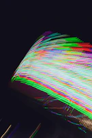 Vibrant neon graph showing unconventional growth spikes against a dark background.