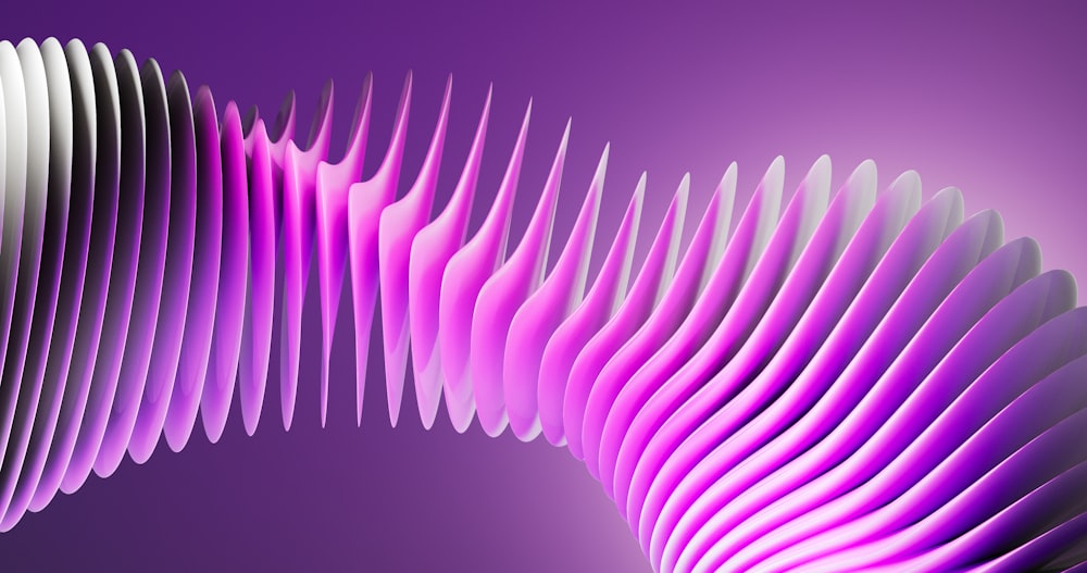 a purple and white abstract background with wavy lines