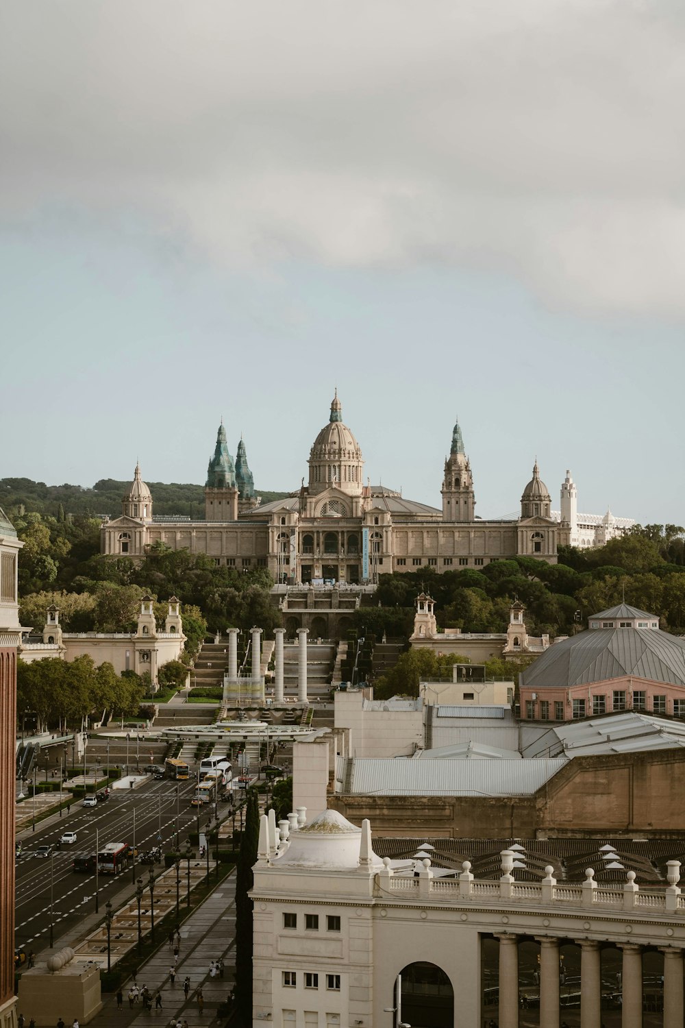 a view of a city with a lot of buildings