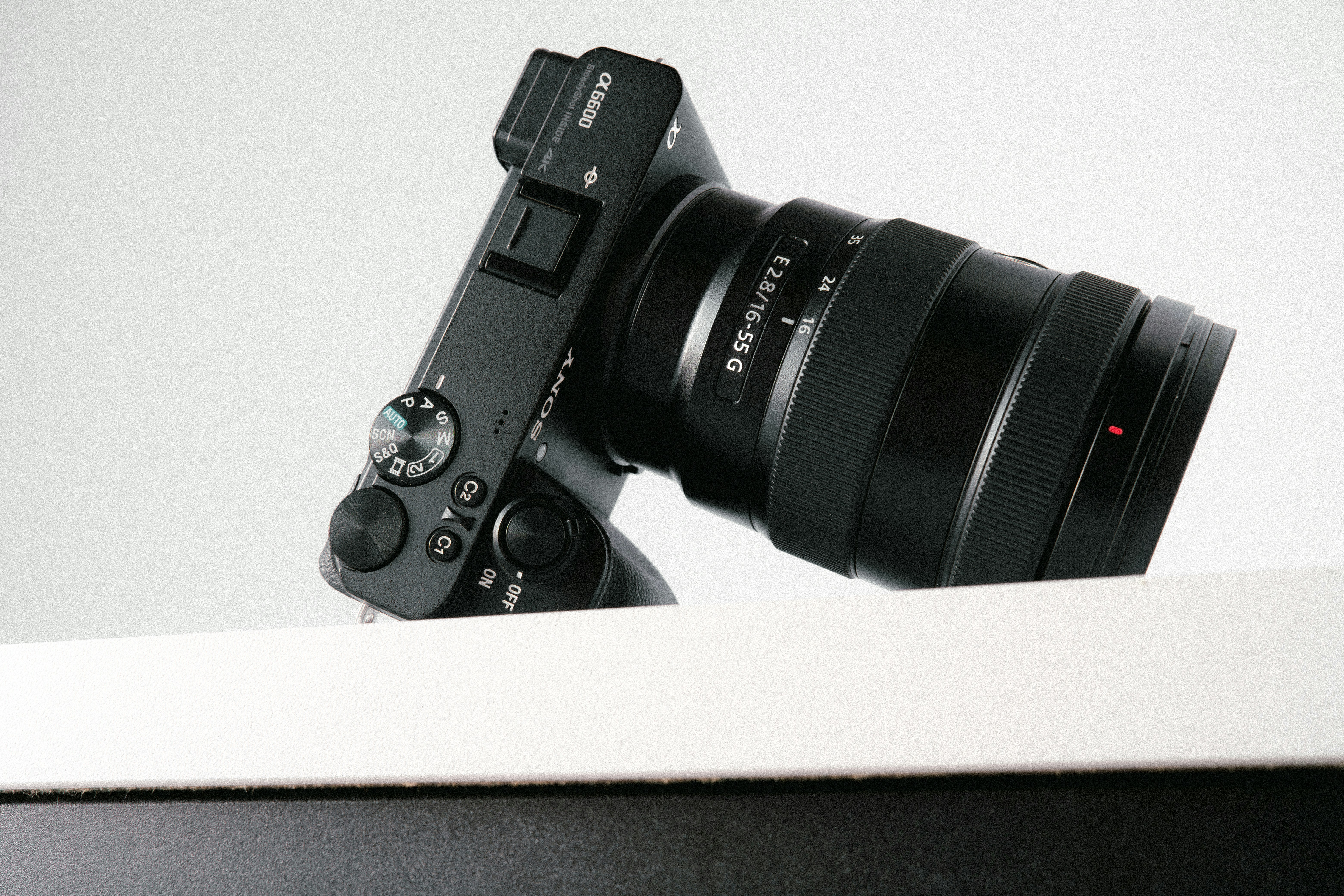 a camera with a lens attached to it