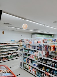 a grocery store filled with lots of food