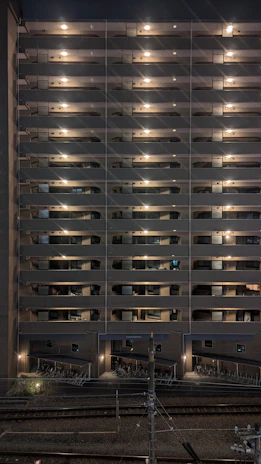 Brightly lit common area in a residential building showing professional lighting maintenance.