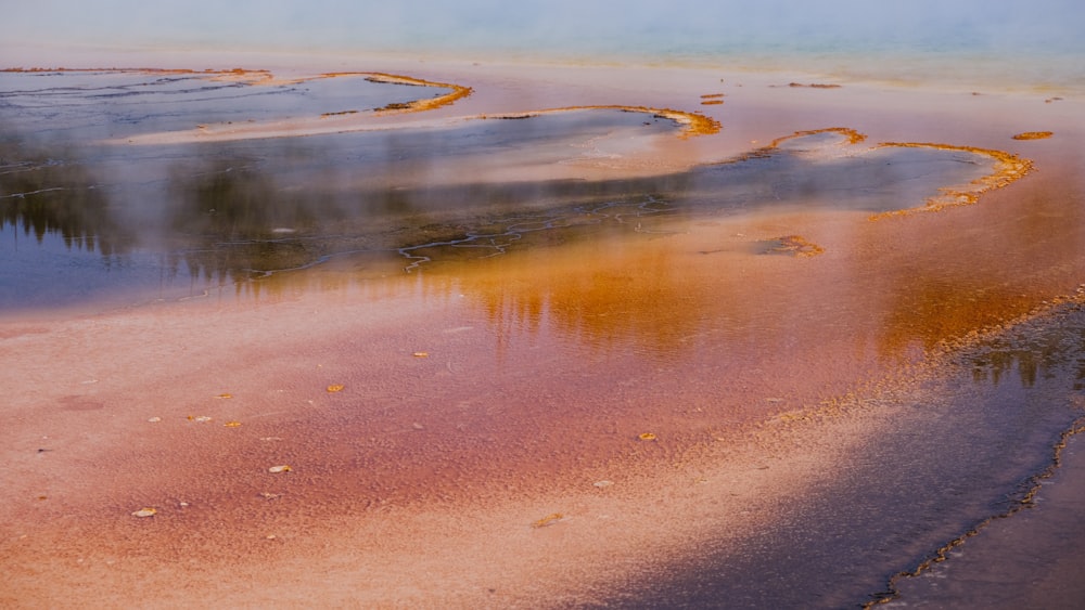 a body of water that has some water in it