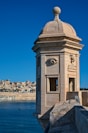 Limestone clock tower