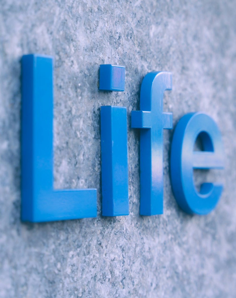 a close up of a sign on a wall