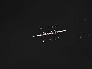 a black and white photo of a plane in the sky