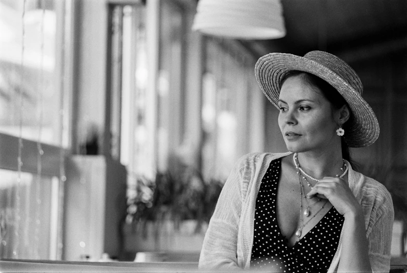 A Canadian Sugar Mommy enjoying a leisurely moment with style