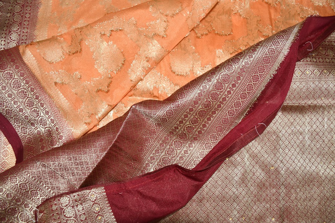 silk blouse closeup