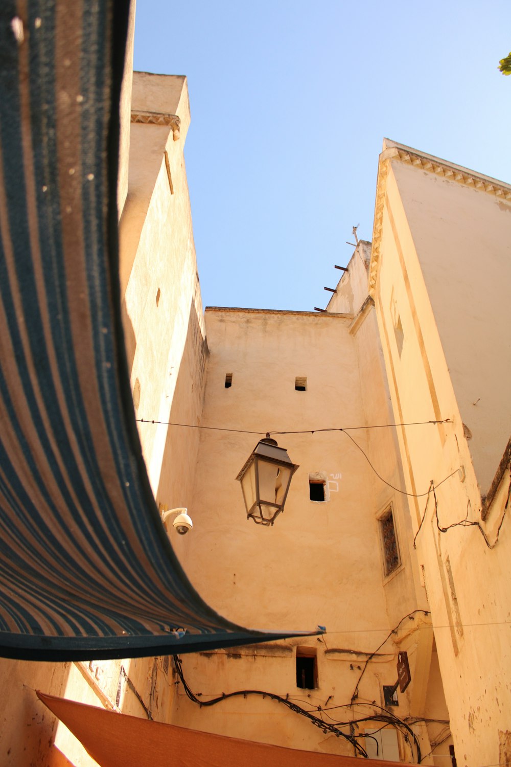 a view of a building from the outside