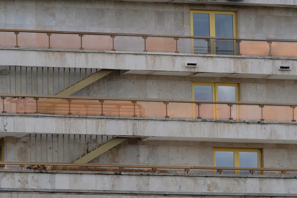 a very tall building with a bunch of windows